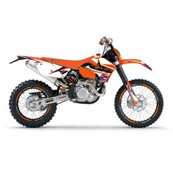 Komplet naklejek KTM EXC/EXC-F, SX/SX-F DREAM 5 Pomarańczowy czarny Blackbird | E2526AB