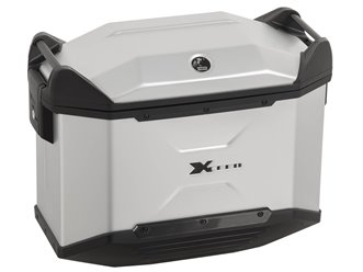 Kufer boczny prawy Xceed 38L srebrny Hepco & Becker | 610223 00 09