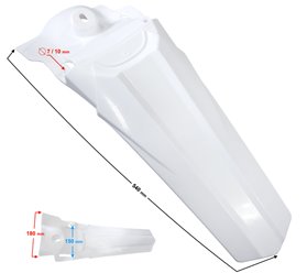 Obudowa błotnik tylny Cross 250cc Barton NXT 250 2021 -Kayo, Apollo, Diabolini, Xmotos