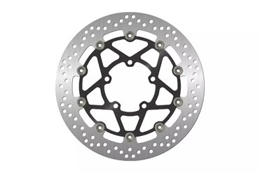Tarcza hamulcowa przód Triumph Street Triple 800/Thruxton 1200 (310x82,5x4,5mm) (5x10,5mm) PŁYWAJĄCA (środek aluminiowy) | NG1829G