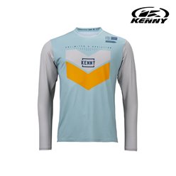 Kenny Racing Koszulka Rowerowa MTB Prolight Kaki Szary/Niebieski XL | 232-3004042-5788