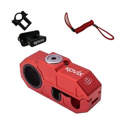 Grip lock z alarmem czerwony KOVIX