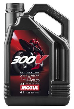 MOTUL Olej silnik 300V 4T FL ROAD RACING 15W50 4L syntetyczny | MU104129