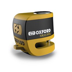 Blokada tarczy hamulcowej z alarmem Alpha XA5 PIN 5.5mm żółty fluo Oxford | LK213