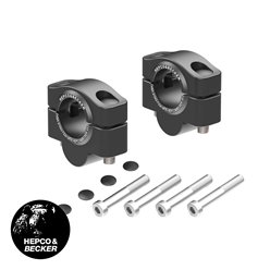 Podwyższenie kierownicy Kawasaki Z 900 RS / Café / RS SE 2018 - 2025, 20 mm czarne Hepco & Becker | 42302533 20 01