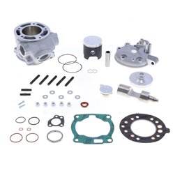 Cylinder kompletny Yamaha DT 125R, TDR 125, TZR 125 BIG BORE 170 CCM 65mm (cylinder, tłok, TOP-END, zawór wydechowy, głowica) Athena | P400485100010