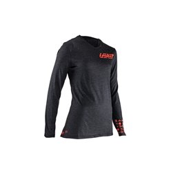 Koszulka rowerowa damska MTB Gravity 2.0 Jersey Black (L) LEATT | 5022080653