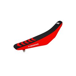BLACKBIRD POKROWIEC / POSZYCIE NA SIEDZENIE HONDA CRF 250R 2014-2017, CRF 450R 2013-2016 DOUBLE GRIP 3, KOLOR CZARNY CZERWONY