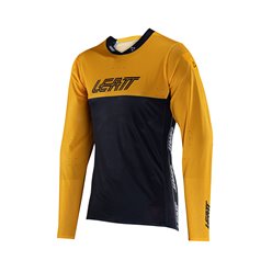 Koszulka rowerowa MTB GRAVITY 4.0 Jersey Gold/Czarny Rozmiar XL LEATT | 5024120203