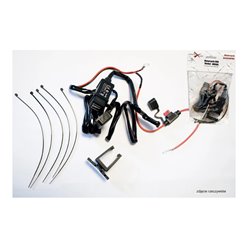 Gniazdko zapalniczki na kierownicę 12V 2x USB 5V Biketec | BTMUS05