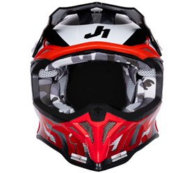 Kask JUST1 J39 REVO red white black XL