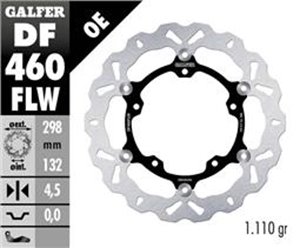GALFER TARCZA HAMULCOWA PRZÓD YAMAHA MT-03 2016-, YZF R3/R25 2015- (298MM) PŁYWAJĄCA WAVE