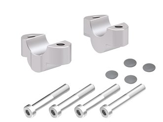 Podwyższenie kierownicy 20 mm srebrne do Suzuki GSX-S 1000 GT/Travel 2022 - 2024