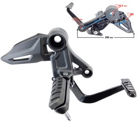 Podnózek, stopka ( set kierowcy prawy) VOGE 125R