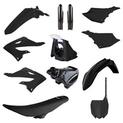 Komplet Plastików Yamaha YZ 125/250 (RESTYLING na model 2022) Czarny Polisport | 91573