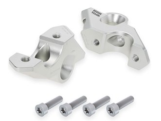 Podwyższenie kierownicy z przesunięciem BMW R 1300 RT 30 mm w górę, 33 mm w tył, srebrne | 42456547 00 09