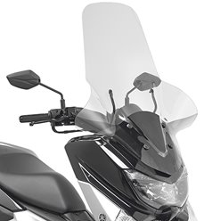 Szyba akcesoryjna Yamaha N-Max 125/155 81,5x64,5cm przeźroczysta Kappa | 2123DTK