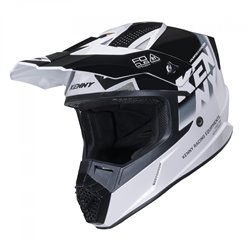 Kask Cross/Enduro Track Graphic Focus Black czarny/biały L Kenny Racing | 261-0303021-5633