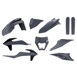 Komplet plastikow (FULL KIT) KTM EXC/EXC-F TPI Kolor Szary Nardo Grey Polisport | 90917