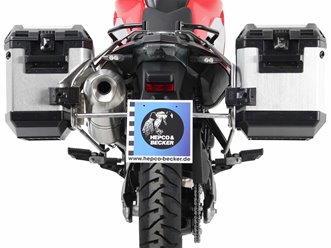 Stelaż kufrów bocznych + kufry boczne XplorerCutout-Träger + Xplorer Koffer BMW F 800 GS 2008-2018 Hepco Becker | 651653 00 22-00-40