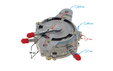 Pompa paliwa do skutera Barton B-Max Skuter 152QMI GY6 125cm3