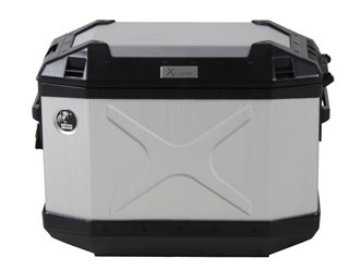 Kufer boczny prawy Xplorer 30L srebrny Hepco & Becker | 610209 00 00