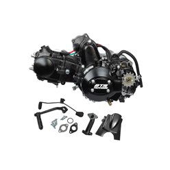 Silnik 70cc 4T poziomy z manualną skrzynią biegów do motoroweru, czarny, nowe pokrywy (bez oleju)