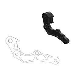 Adapter do tarczy GasGas EC 250/300/350 F, Husqvarna FE/TE (270mm, zacisk BRAKTEC) Moto-Master | M211125