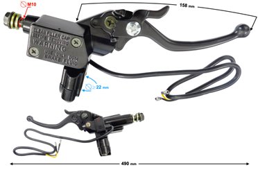 Pompa Hamulca Przód Prawa Barton Pentora 125cc Quad