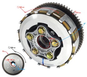 Sprzęgło Cross 250cc Barton NXT 250 2021 -Kayo, Apollo, Diabolini, Xmotos