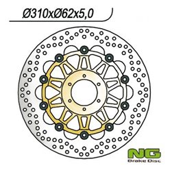 Tarcza hamulcowa (przód) HONDA CBR 900 98-99 (310x62x5) (6X6,5MM) PŁYWAJĄCA NG