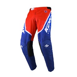 Spodnie cross/enduro Track Focus Patriot 24 Niebieski/Czerwony / Biały S (30) Kenny Racing | 241-6203012-3028