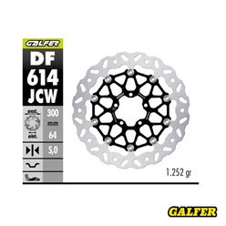 GALFER TARCZA HAMULCOWA PRZÓD KTM 990 DUKE 2024- (WAVE FLOATING) (300X64X5MM)