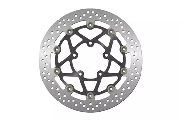 Tarcza hamulcowa przód Triumph Bonneville Bobber T120 1200, Bonneville T100/Street Twin/Street Scrambler 900, Thruxton 1200 (310x82,5x5,5mm) (5x10,25mm) (Środek aluminiowy) | NG1809G