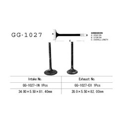 Zawór ssący Honda TRX 400 FM/FW Vesrah | GG-1027-IN