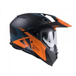 Kask Dual Adventure Extreme Graphic Orange/Petrol Matt XS (53-54 cm) Kenny Racing | 251-0405020-5306