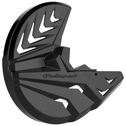 Osłona tarczy hamulcowej przód (z osłoną dolną amortyzatora w zestawie) Honda CRF 250R/450R Czarny Polisport | 8151400001