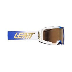 Gogle rowerowe Velocity 5.0 MTB IRIZ Goggle UltraBlue Bronze 68% kolor biały/granatowy, szybka lustrzana brązowa Leatt | 8024110120