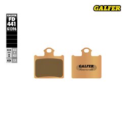 GALFER KLOCKI HAMULCOWE KH602 SPIEK METALICZNY (ZŁOTE) OFF ROAD