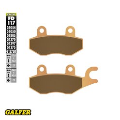 Klocki hamulcowe KH165 Spiek metaliczny (złote) ATV Galfer | FD117G1397