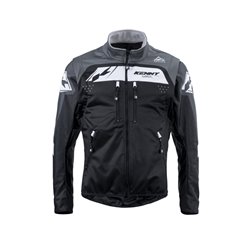 Kurtka Adventure/Enduro Softshell Grey Czarny/Biały L Kenny Racing | 231-3704010-5603
