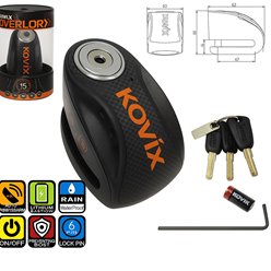 Blokada tarczy hamulcowej KOVIX KNX6 czarna