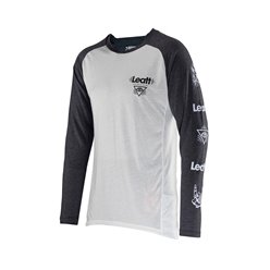 Koszulka rowerowa MTB Gravity 2.0 Jersey White kolor Biały/Grafitowy rozmiar L Leatt | 5024120403