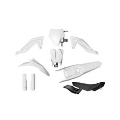 Komplet plastików z osłonami teleskopów i siedzeniem Talaria STING MX4/MX5/TL 4000/5500 Biały Racetech | KITTAL-BN0-624