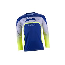 Koszulka Cross/Enduro Track Focus Navy Niebieski/Szary/Żółty XXXL Kenny Racing | 241-3403011-5920