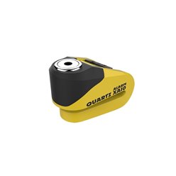Blokada tarczy hamulcowej z alarmem Quartz XA10 trzpień 10mm żółty/czarny Oxford | LK216