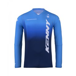 Koszulka cross/enduro Kenny Racing Performance Gradient Blue Niebieski/Biały M | 251-3302011-5502
