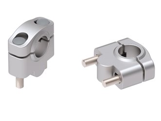 Podwyższenie kierownicy 25 mm srebrne do Kawasaki Z 650 RS 2022 - 2025