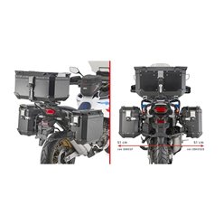 Stelaż kufrów bocznych MONOKEY CAM SIDE Honda CRF 1100 L Africa Twin/Adventure Sport PRAWY WCIĘTY Kappa | KLOS1178CAM