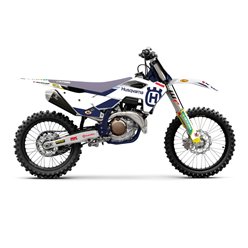Komplet naklejek (oklein) Husqvarna TC/FC, TE/FE REPLICA HUSQVARNA FACTORY MXGP biały Blackbird | E2616R9